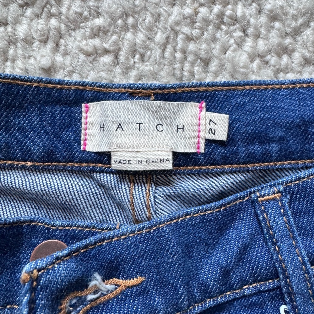 Hatch NWT Under Belly Flare Jeans